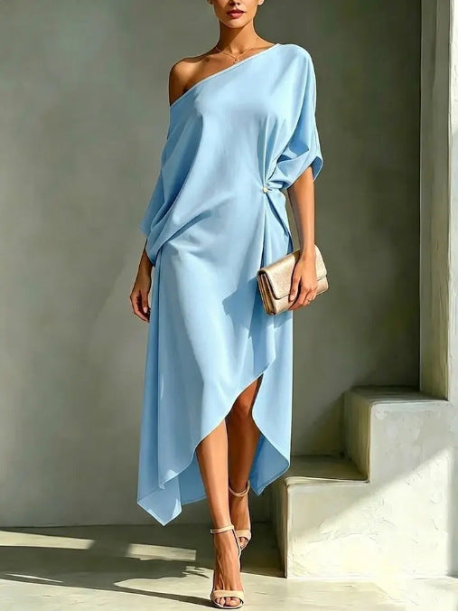 Éloïse™ | Robe élégante asymétrique