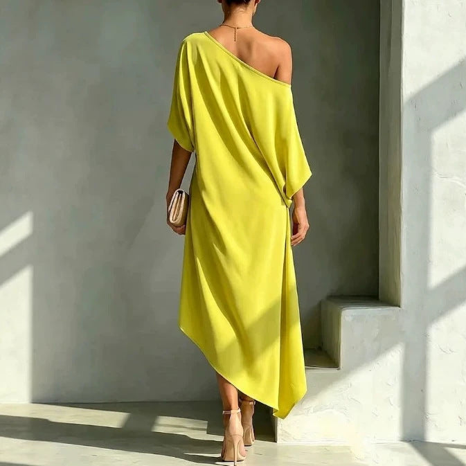 Éloïse™ | Robe élégante asymétrique