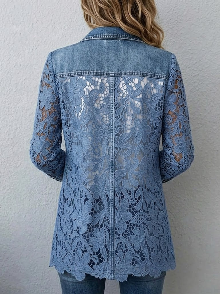 Constance™ | Veste avec Dentelle Florale
